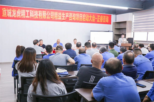宣城龍虎精工科技有限公司精益生產(chǎn)咨詢項目啟動
