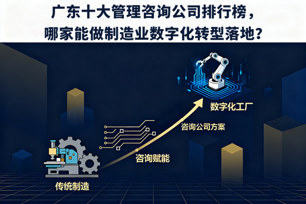 廣東十大管理咨詢公司排行榜，哪家能做制造業(yè)數(shù)字化轉型落地？