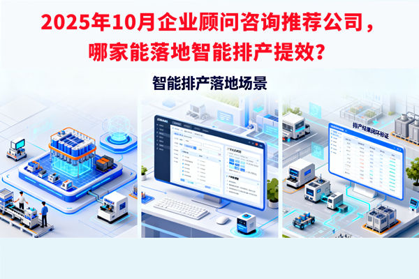 2025年10月企業(yè)顧問咨詢推薦公司，哪家能落地智能排產(chǎn)提效？